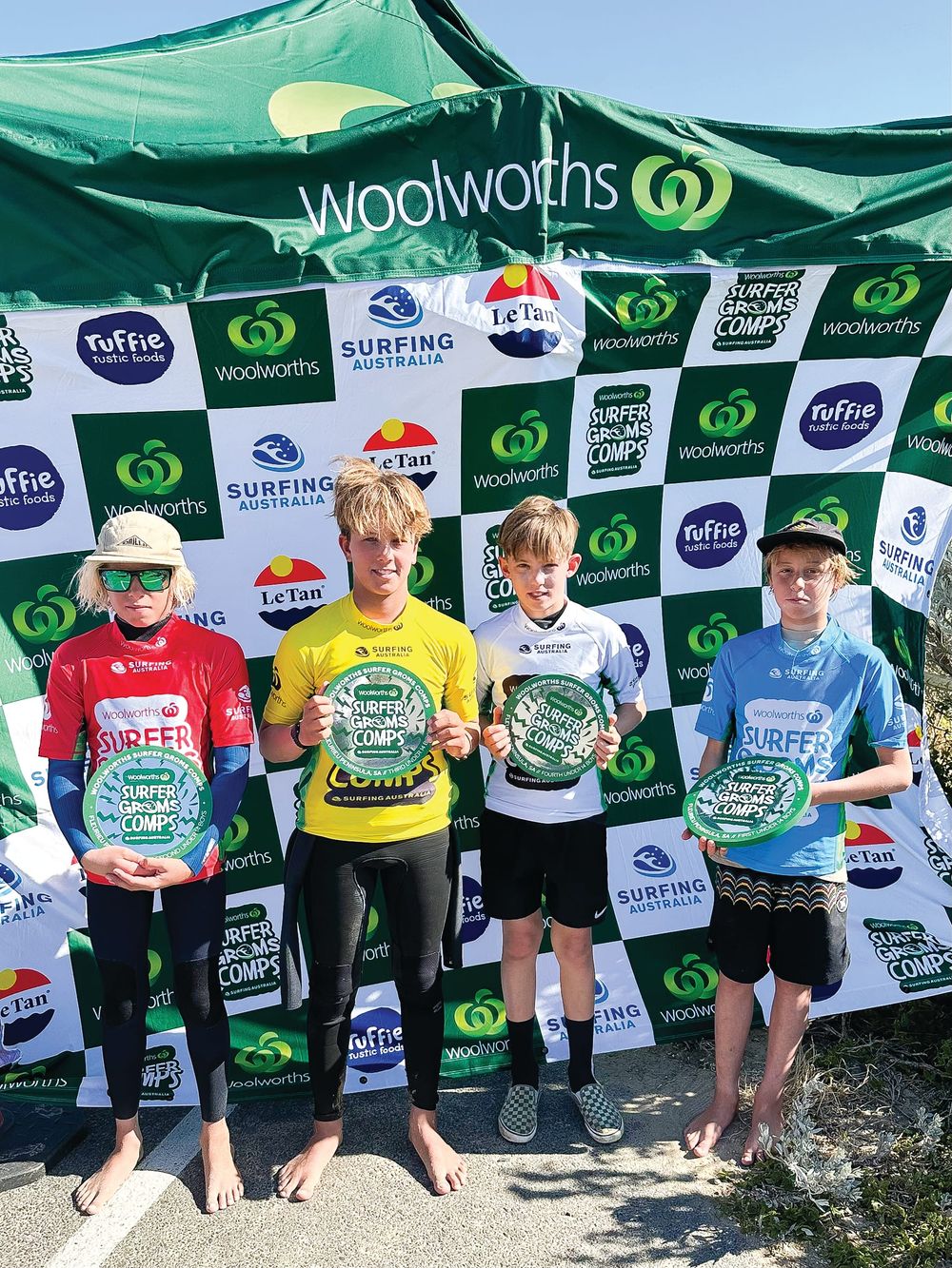 Island grom on the podium post image