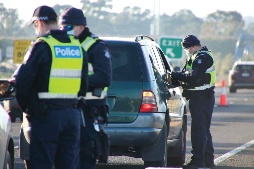 COVID car checkpoint “half-a**ed”? post image