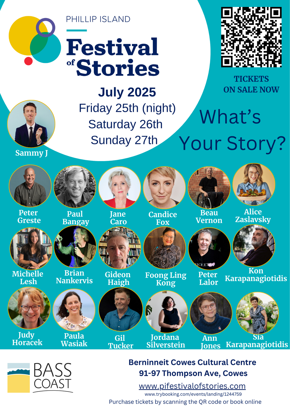 Festival of Stories 2025 presenters post image