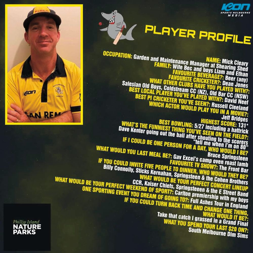 Cricket Player profile - Mick Cleary post image