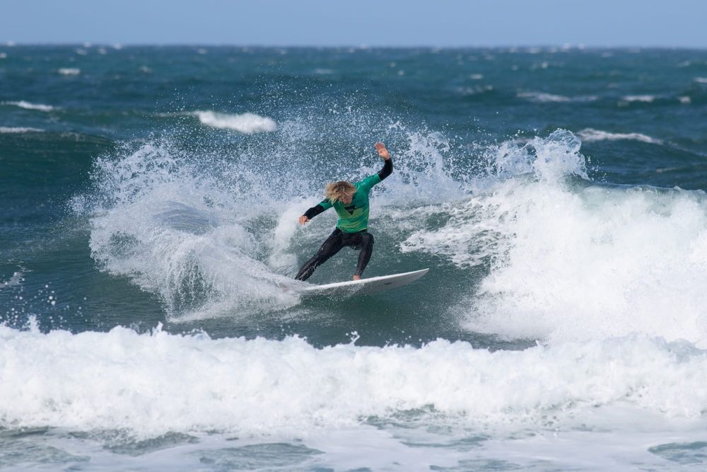 Island surfers take on Bells Beach post image