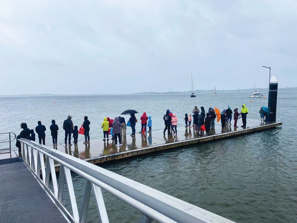 Rhyll celebrates: damp boat ramp opening post image
