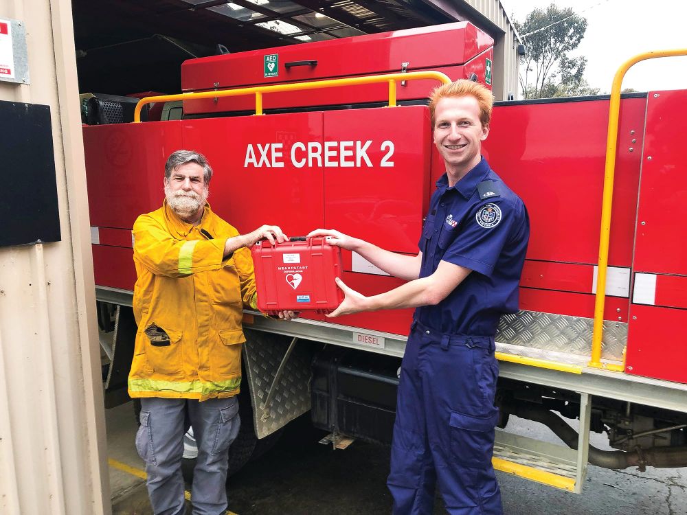 Final defibrillators rolling out to every CFA fire truck post image