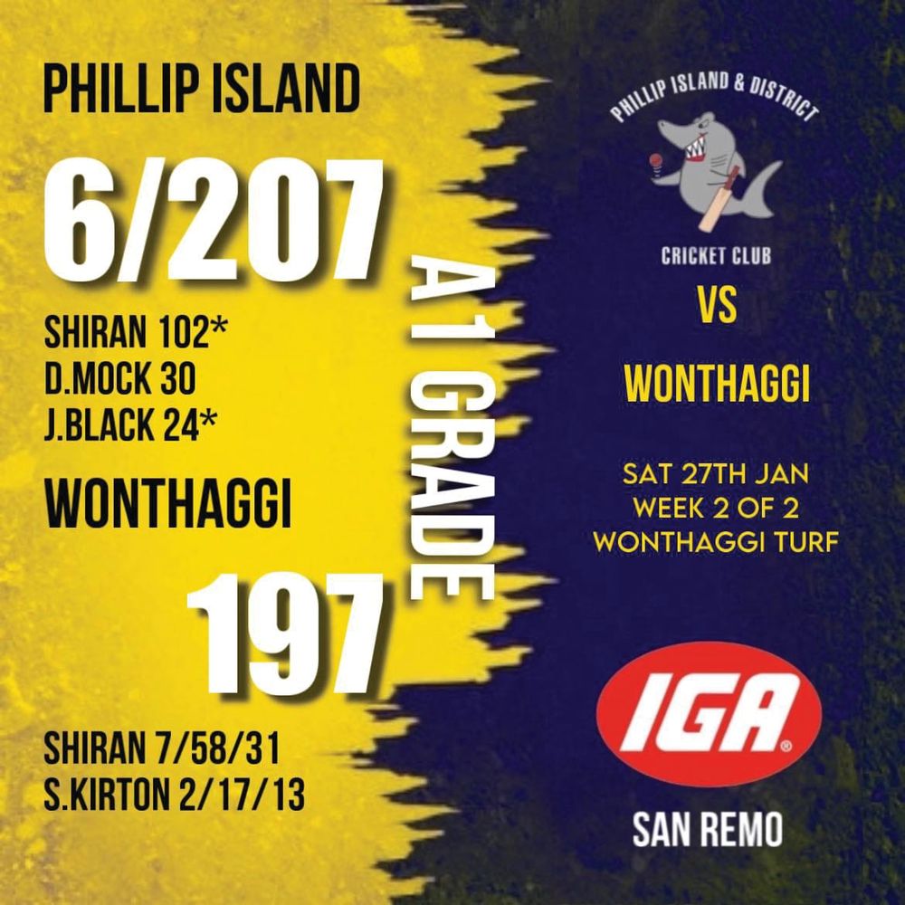 Second day battles for Sharks - A Grade - day two post image