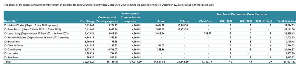 Councillor expenses post image