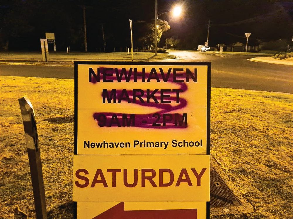 School’s signs hit again post image