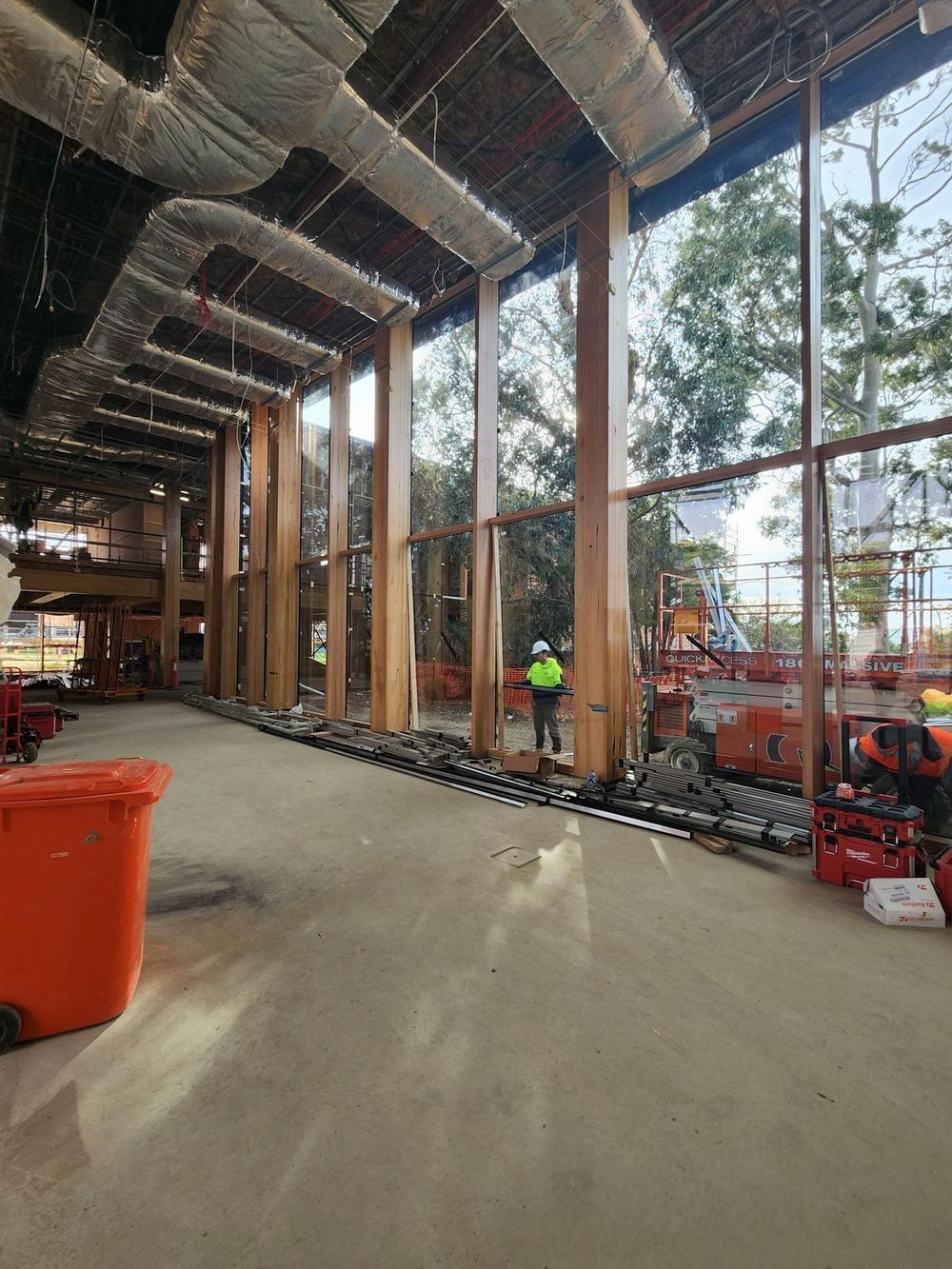Cultural Centre: Windows are in! post image
