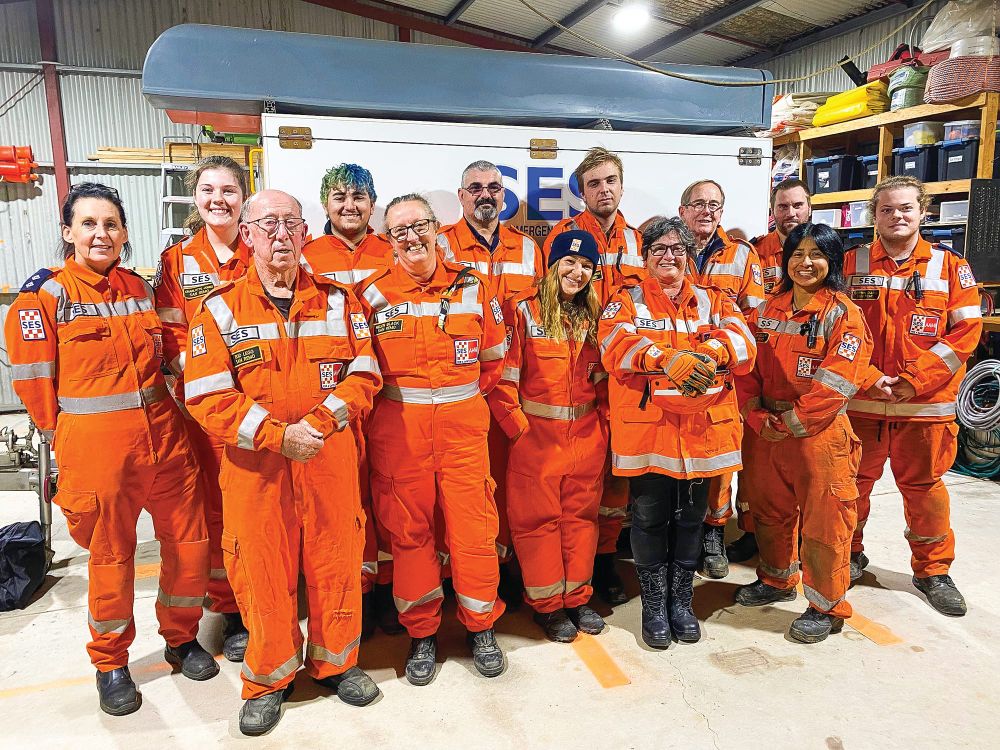 SES volunteers at San Remo post image