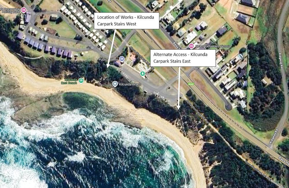Kilcunda Beach Stairs safety upgrades post image