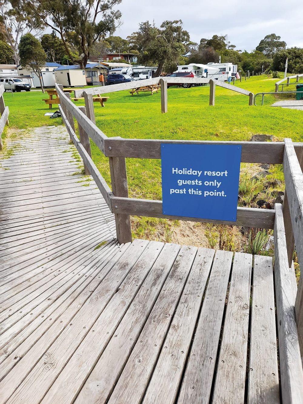 Caravan foreshore encroachment concerns post image