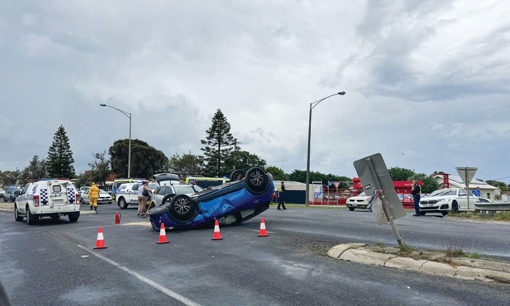 Traffic stalls at San Remo crash post image