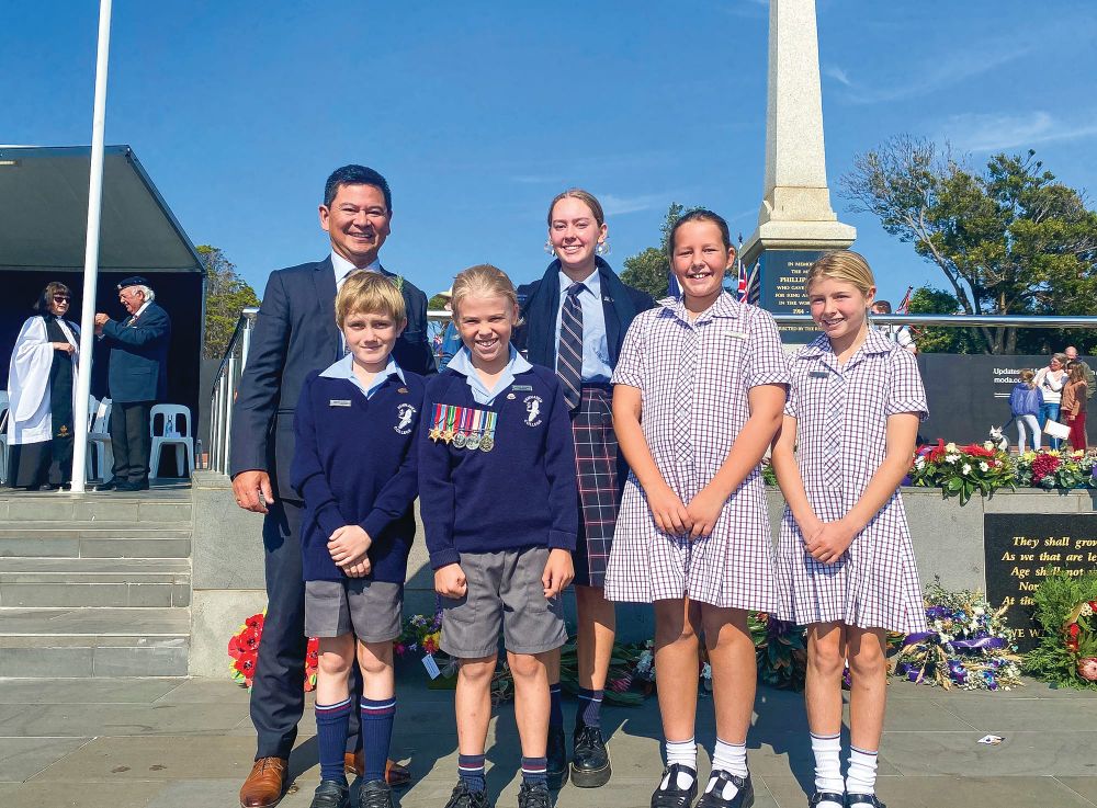 Newhaven student leaders’ Anzac contribution post image