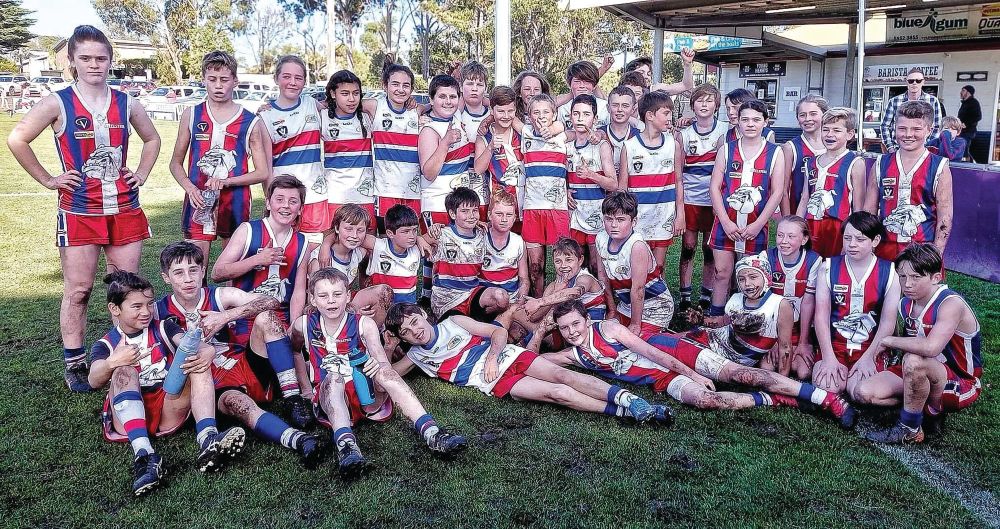 U12s - Footy juniors battle it out in Derby Day post image