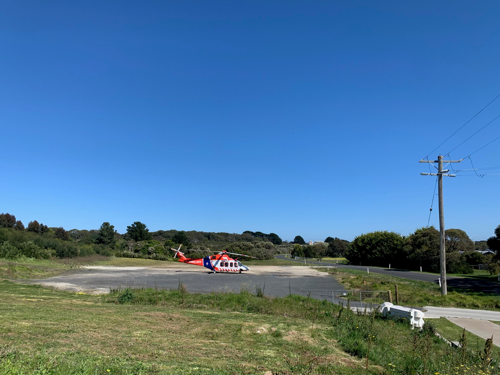 Helipad returns to Wonthaggi Hospital post image