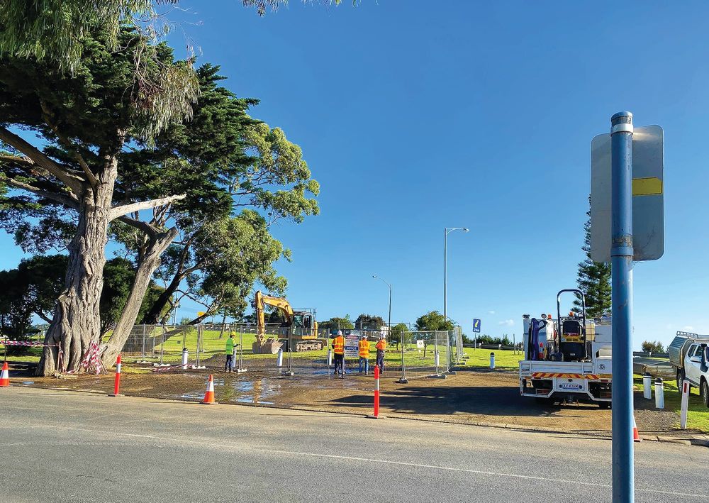 Sharp-eyed local spots water main leak post image