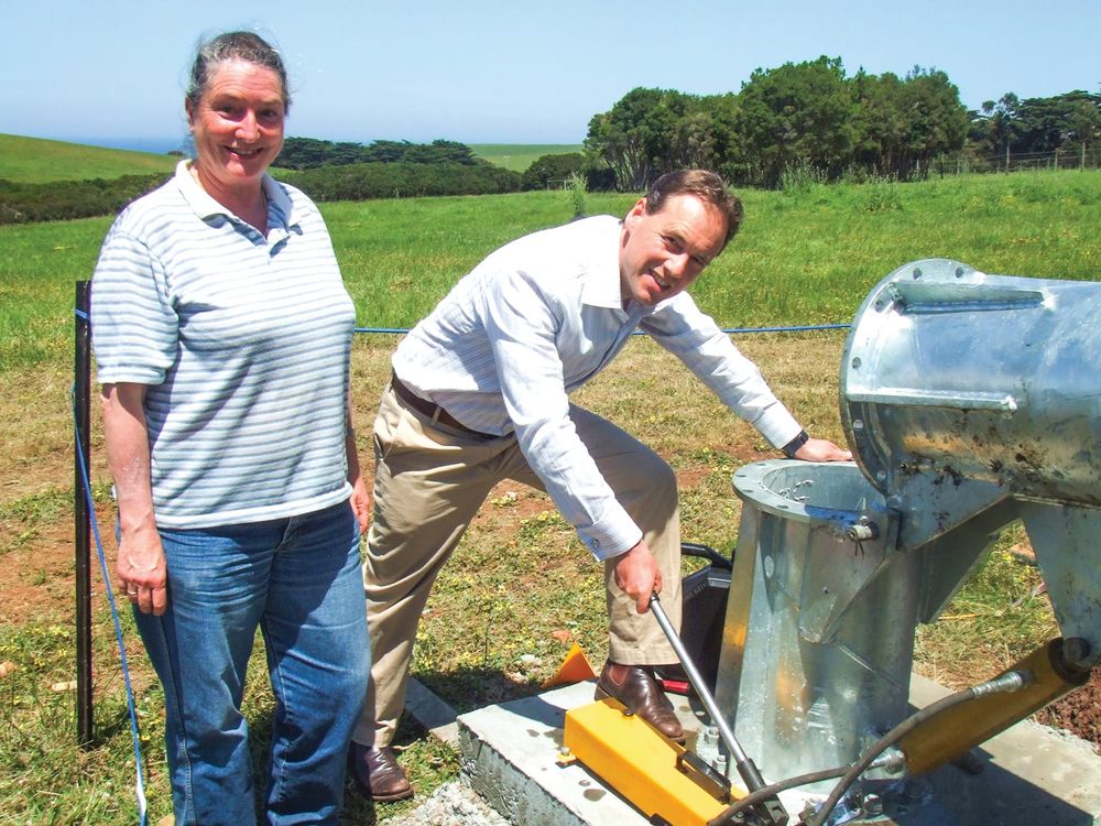 The island’s first wind turbine post image