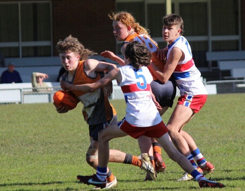 Junior footballers show talent in weekend games- U14s Blues post image