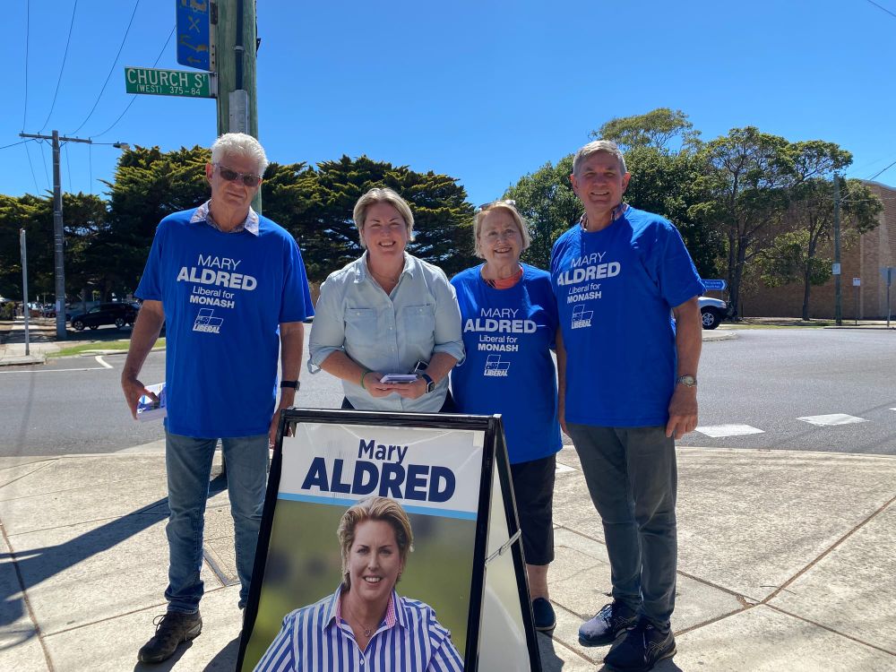 Mary Aldred hits the streets post image