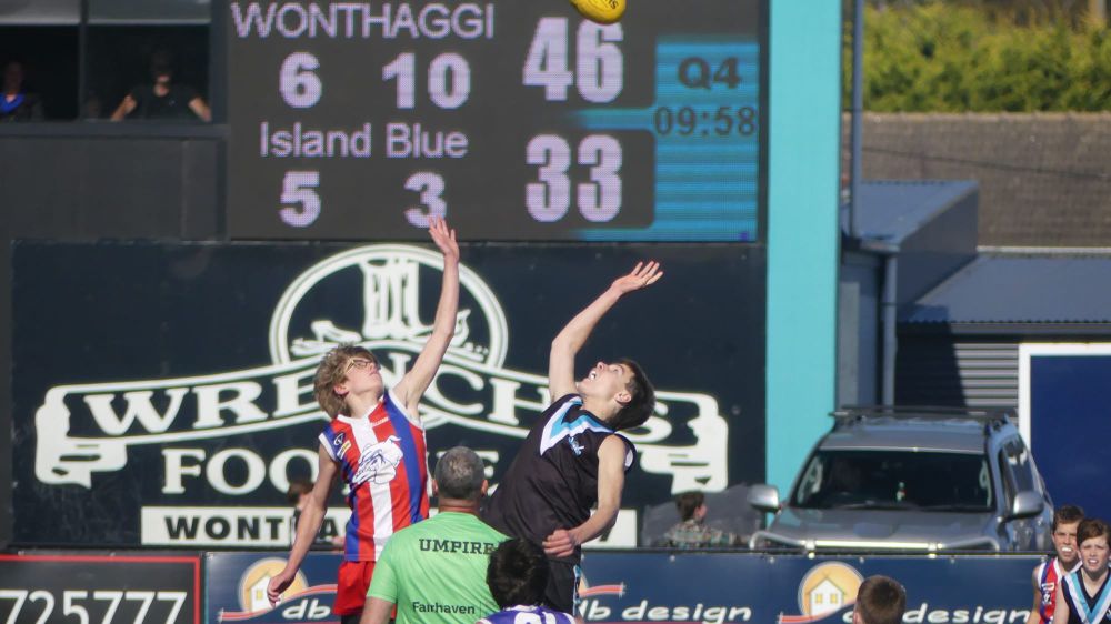 U14 Blue go down in a battle post image