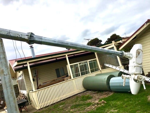 Surf Beach wind turbine post image