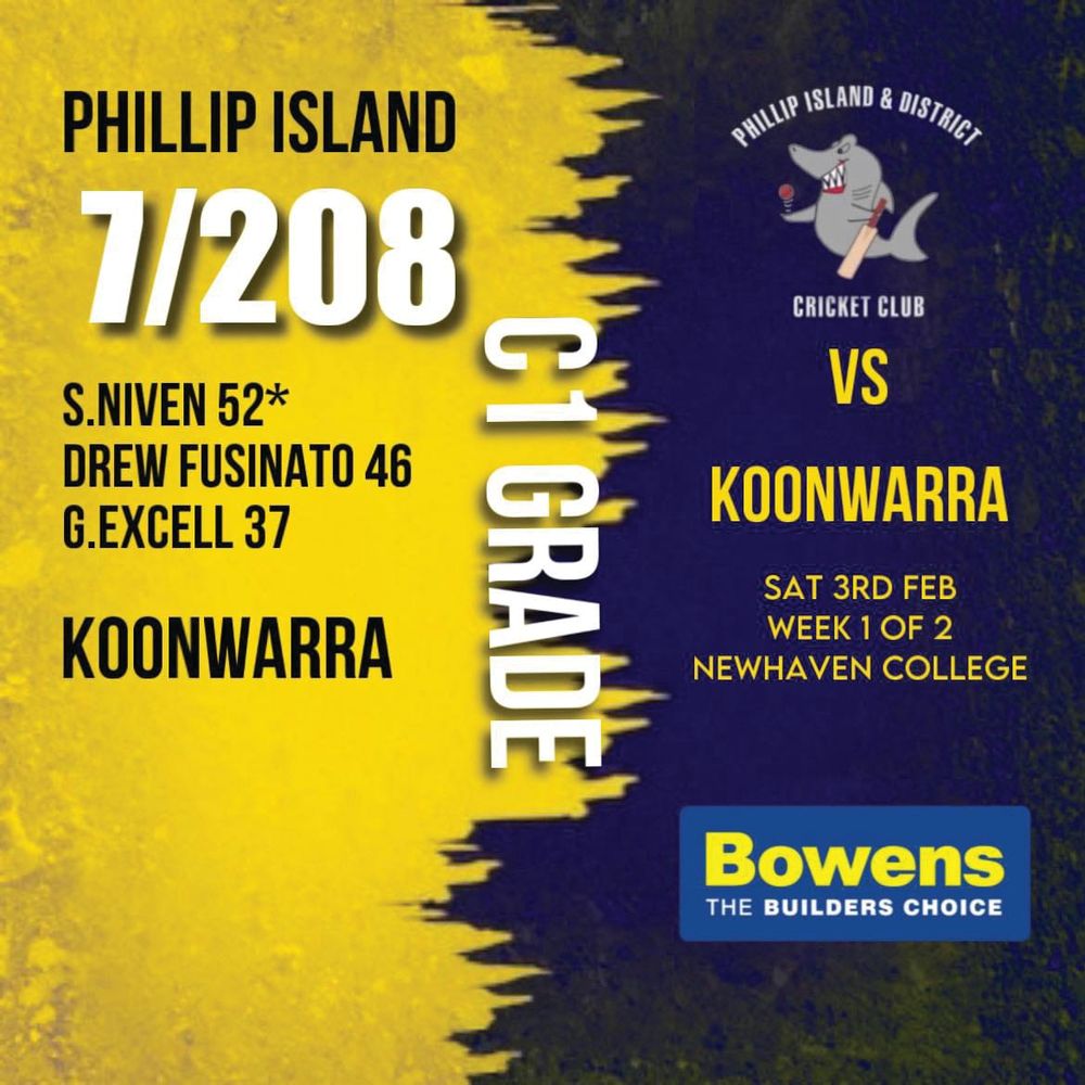 Solid performance by Sharks - C Grade post image