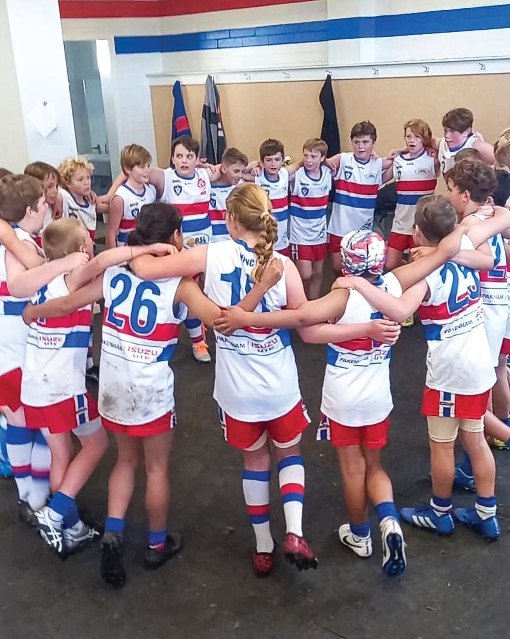 Footy juniors take weekend victories - U12s Red post image