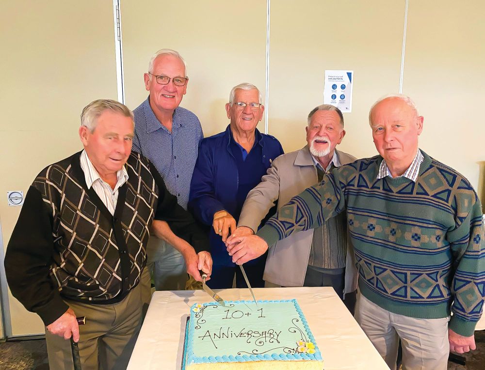 Men’s Shed Ten plus one birthday celebration post image