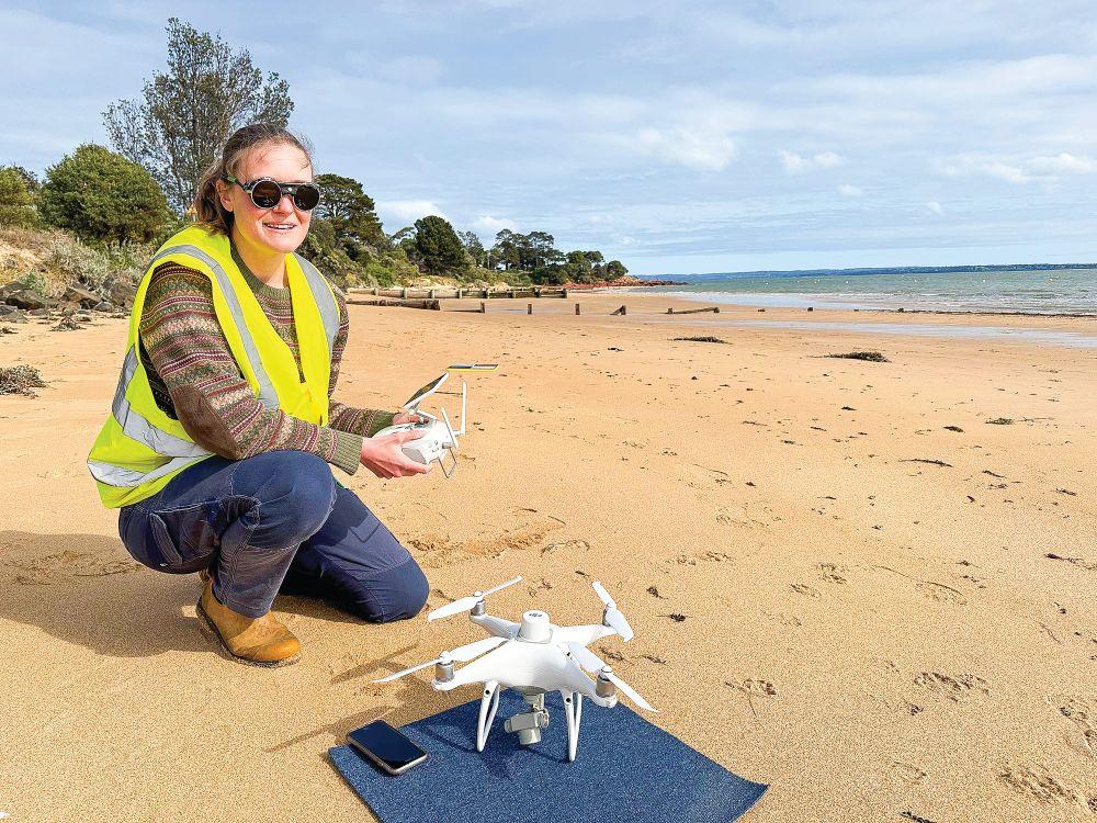 Drones monitor erosion hotspots post image