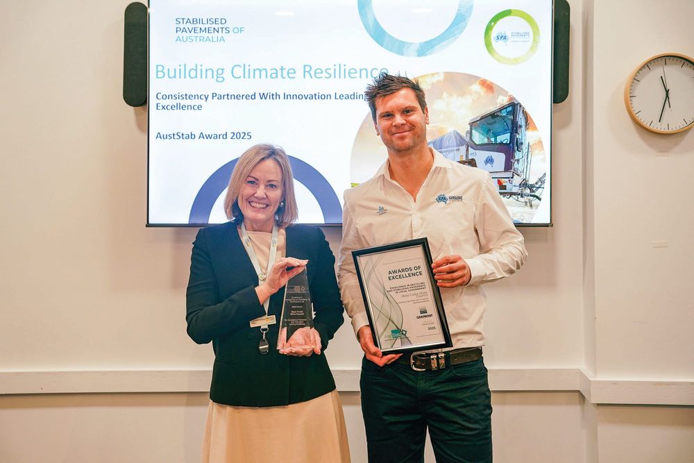 Award for road recycling project post image