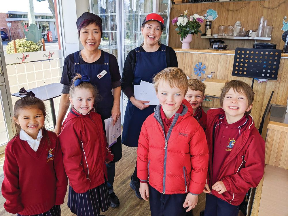 OLSS students take to the streets … and the shops post image