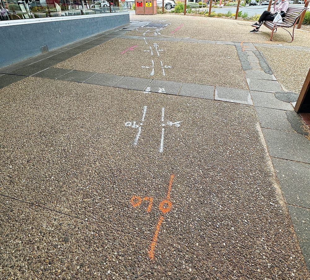 Plans marked out post image