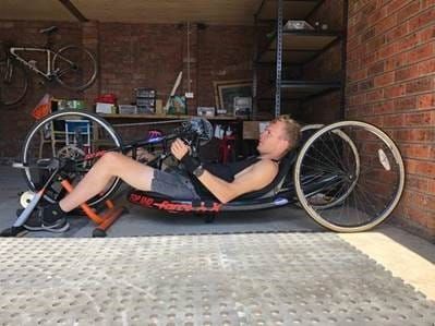 Beau's cycling challenging post image
