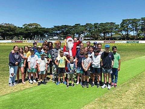 Junior cricket Christmas party post image