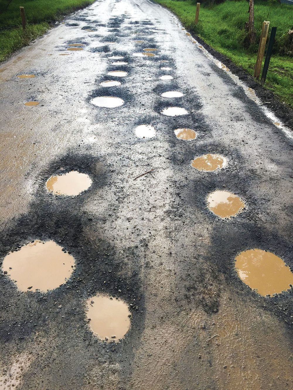 Dangerous potholes can only be patched, not fixed post image