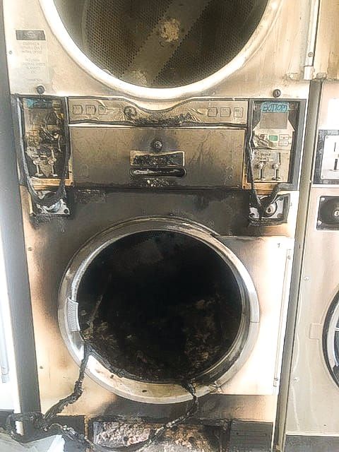 San Remo laundromat fire post image