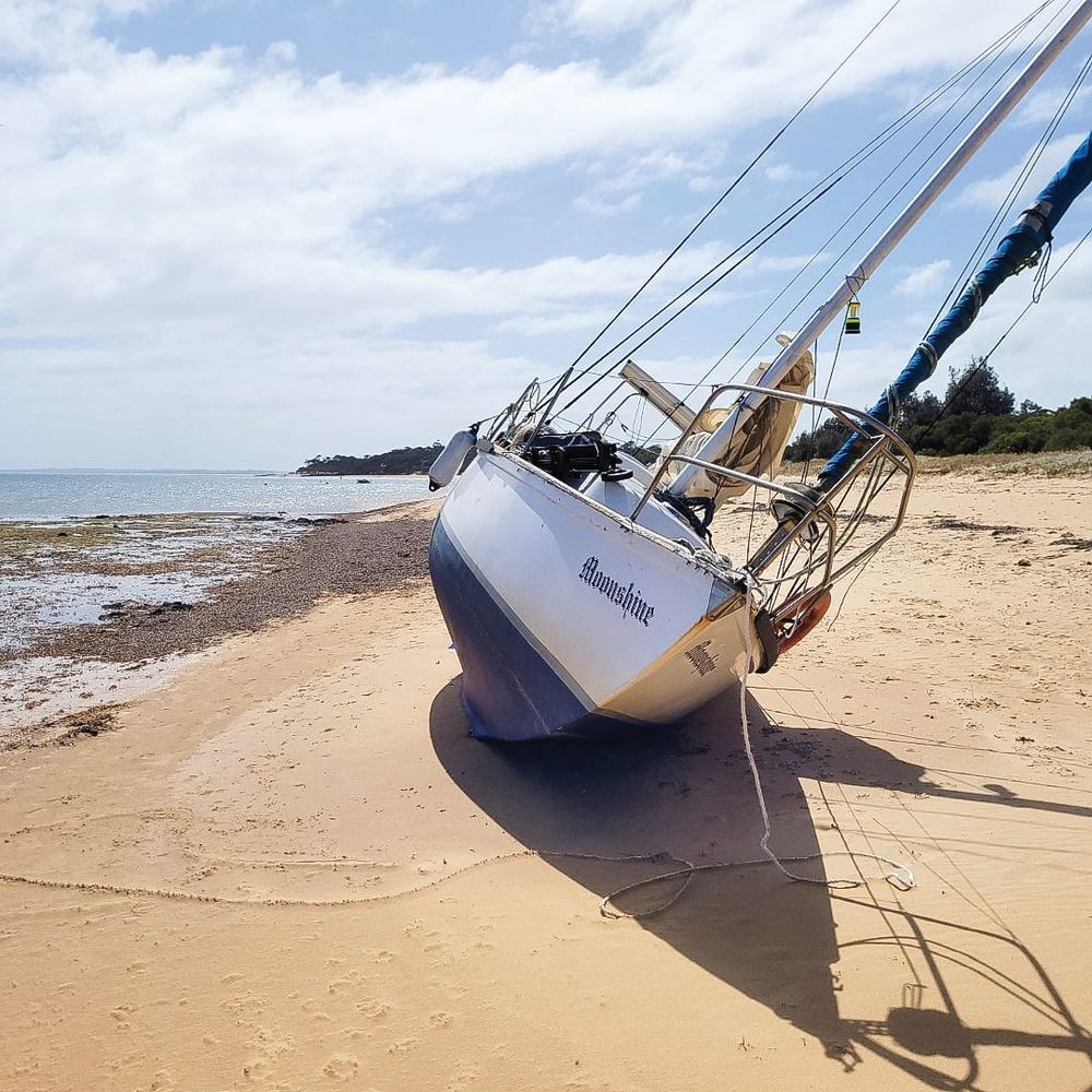 Yacht still high and dry post image