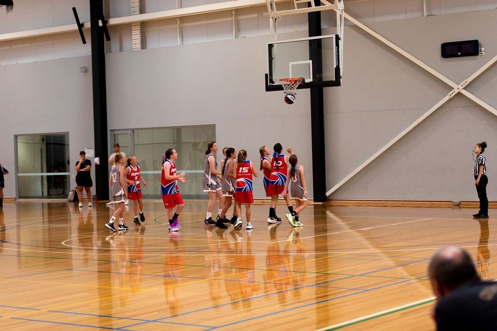 Rips basketball teams excel - U14 girls post image