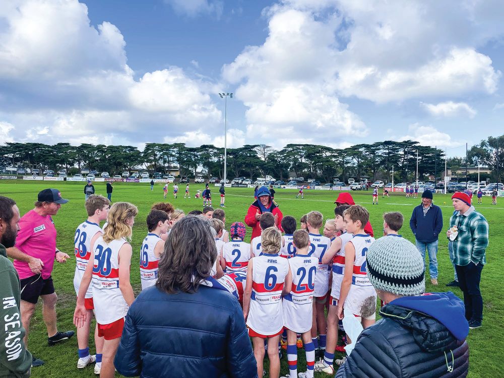 Junior footy fun! - U12 Red post image
