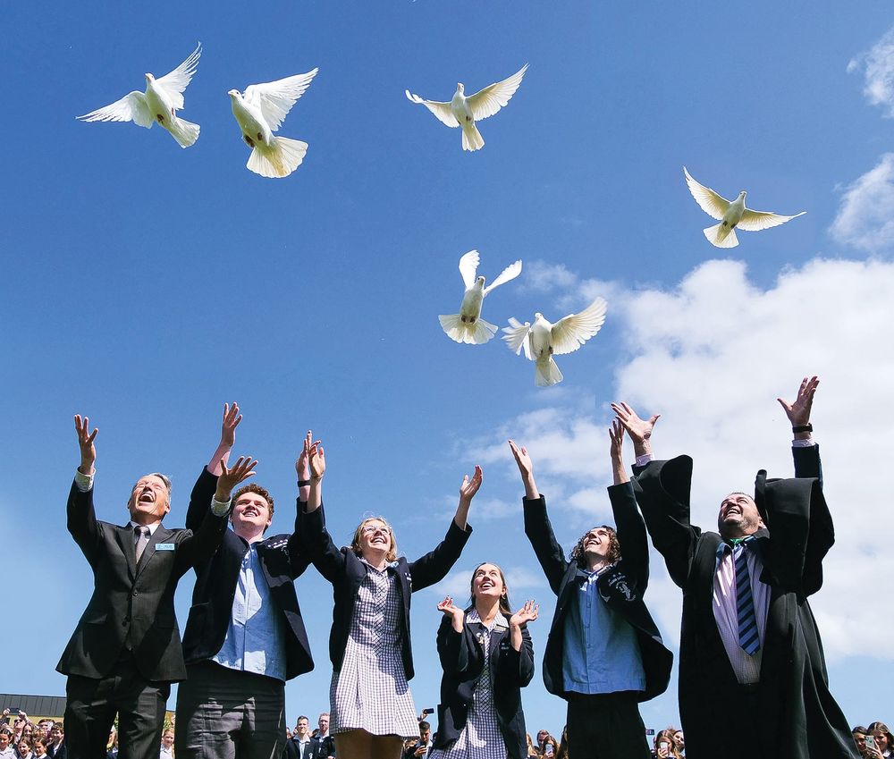 Students fly high at end of school post image