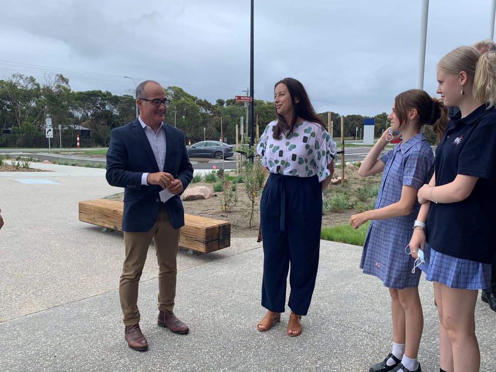 Minister officially opens new campus post image