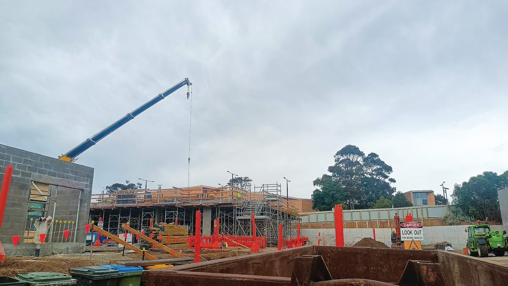 Community Hospital construction advances post image