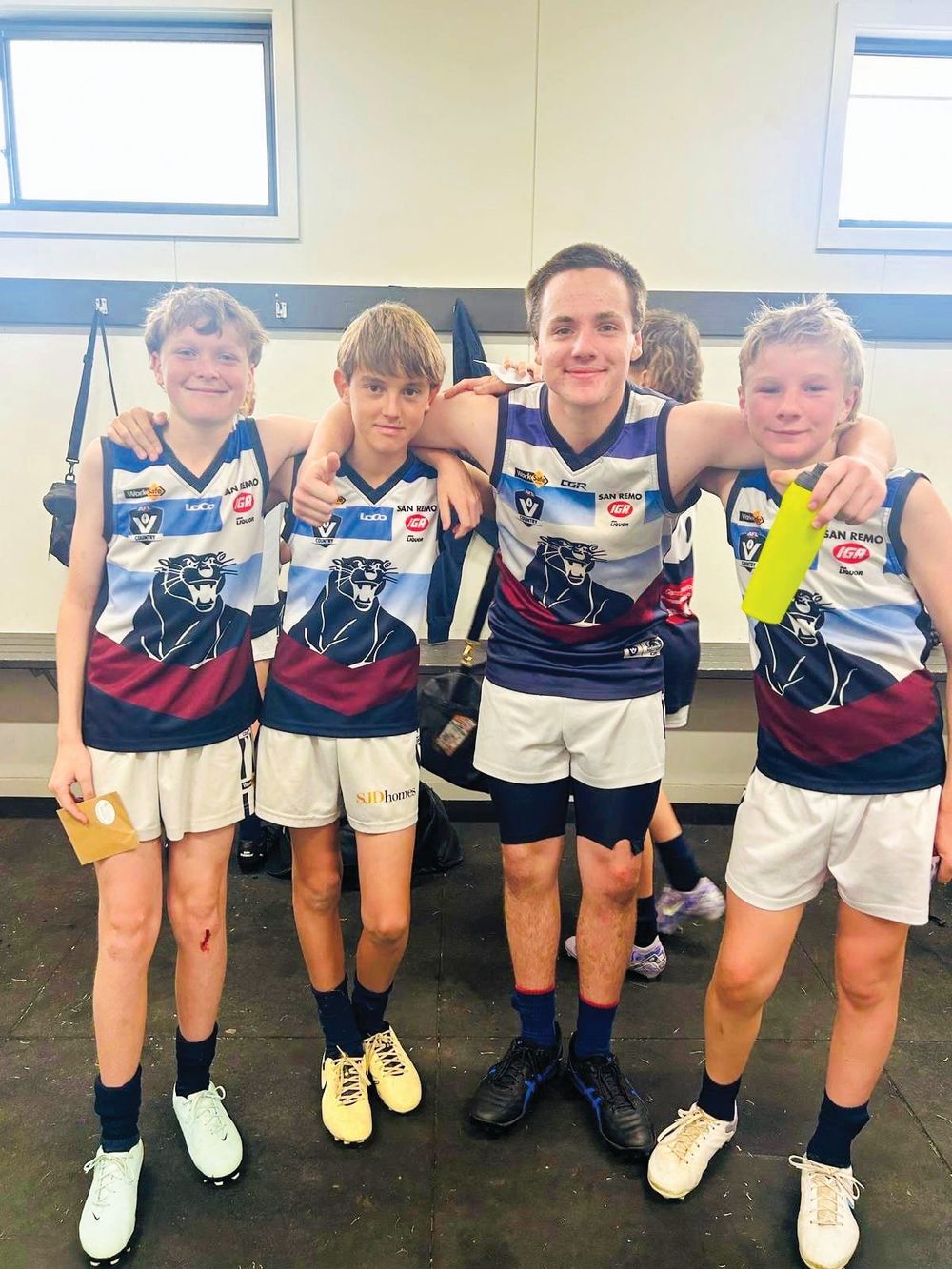 Kilcunda Bass juniors take on Dalyston in windy conditions post image