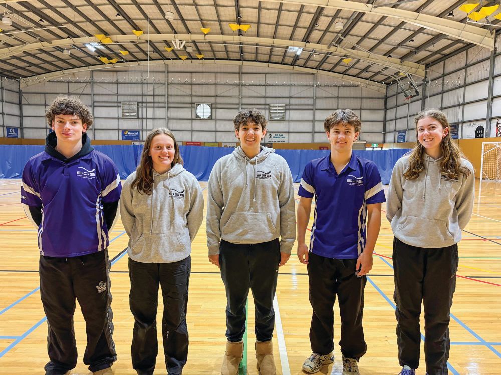 SGB swimmers enjoy competing at home competition post image