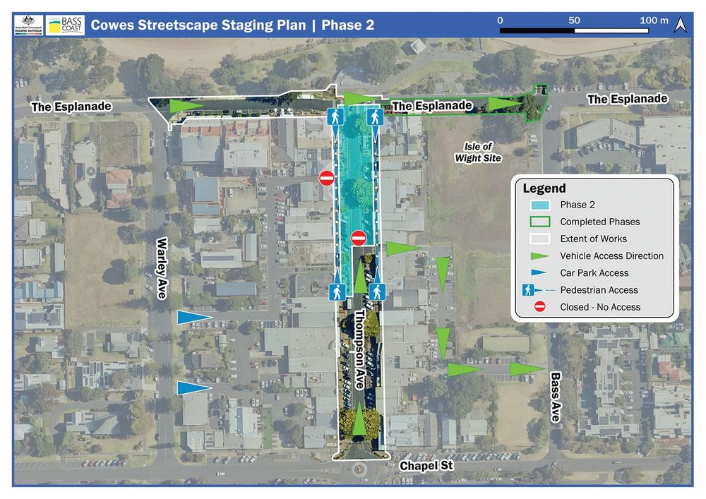 Cowes precinct work completed, for now post image