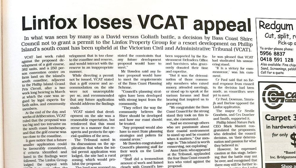 History on Linfox circuit development fact checked post image