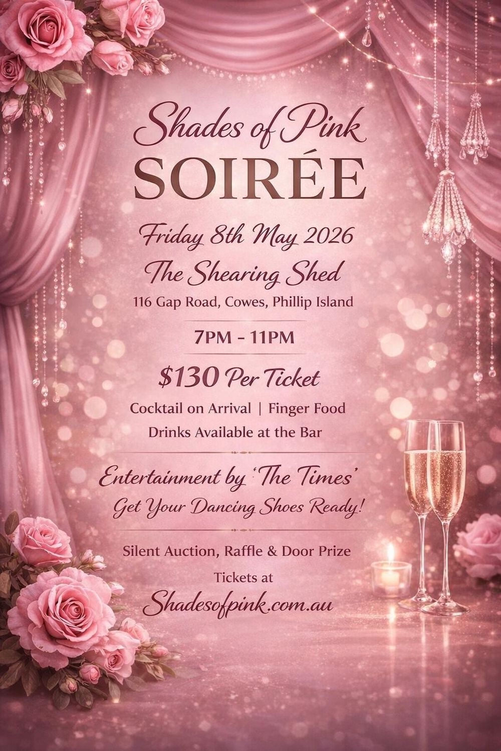 Shades of Pink Soiree 8th May post image