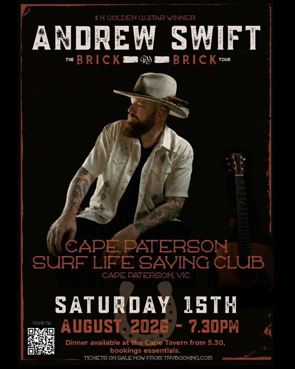 Andrew Swift – Brick by Brick Tour - 15th August post image