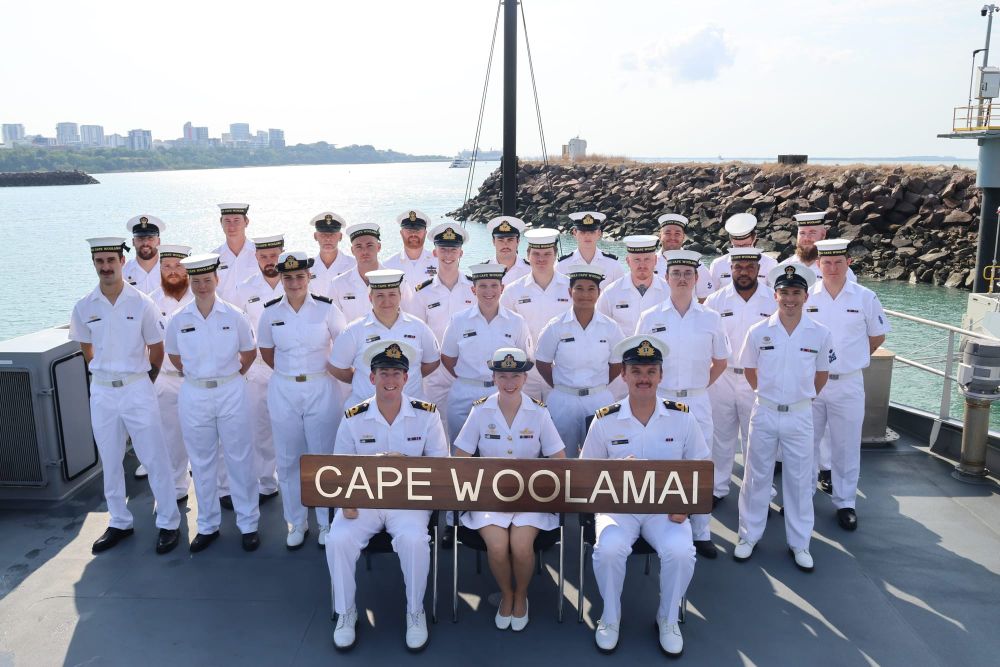 HMAS Cape Woolamai - Freedom of Entry march post image