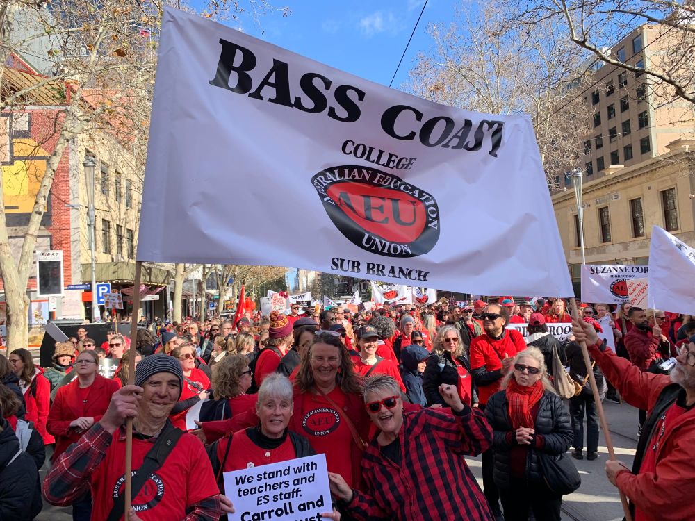 Local teachers demand better deal post image