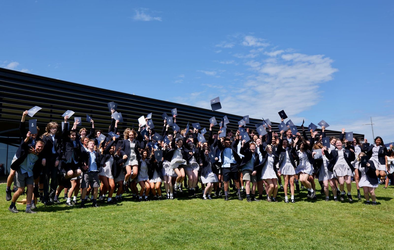 Year 12 students celebrate their graduation post image